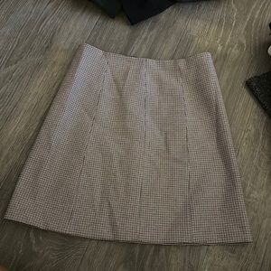 Babaton NWOT pencil plaid skirt size 8